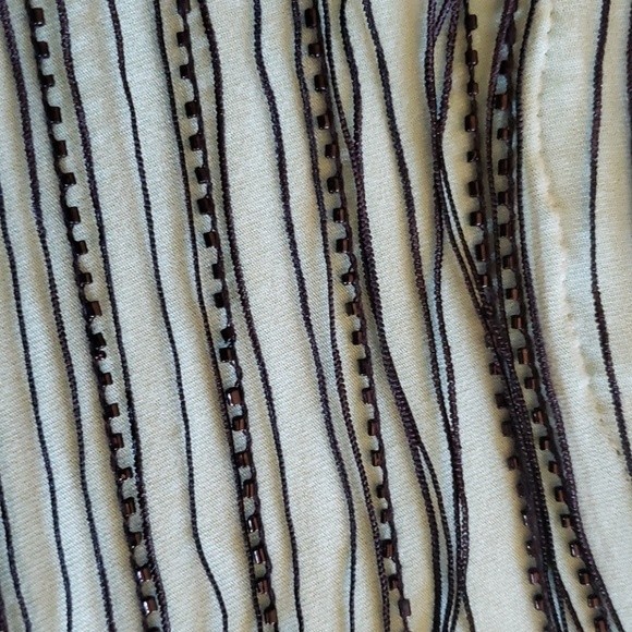 Buckle boutique Mint Green Blouse with Accent Beading Cut-out Back Soft S NWT7 - Picture 3 of 8